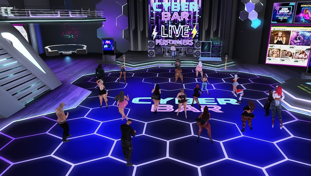 Cyber Bar Party time!