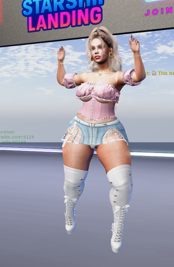 Starship Landing Host Pixie